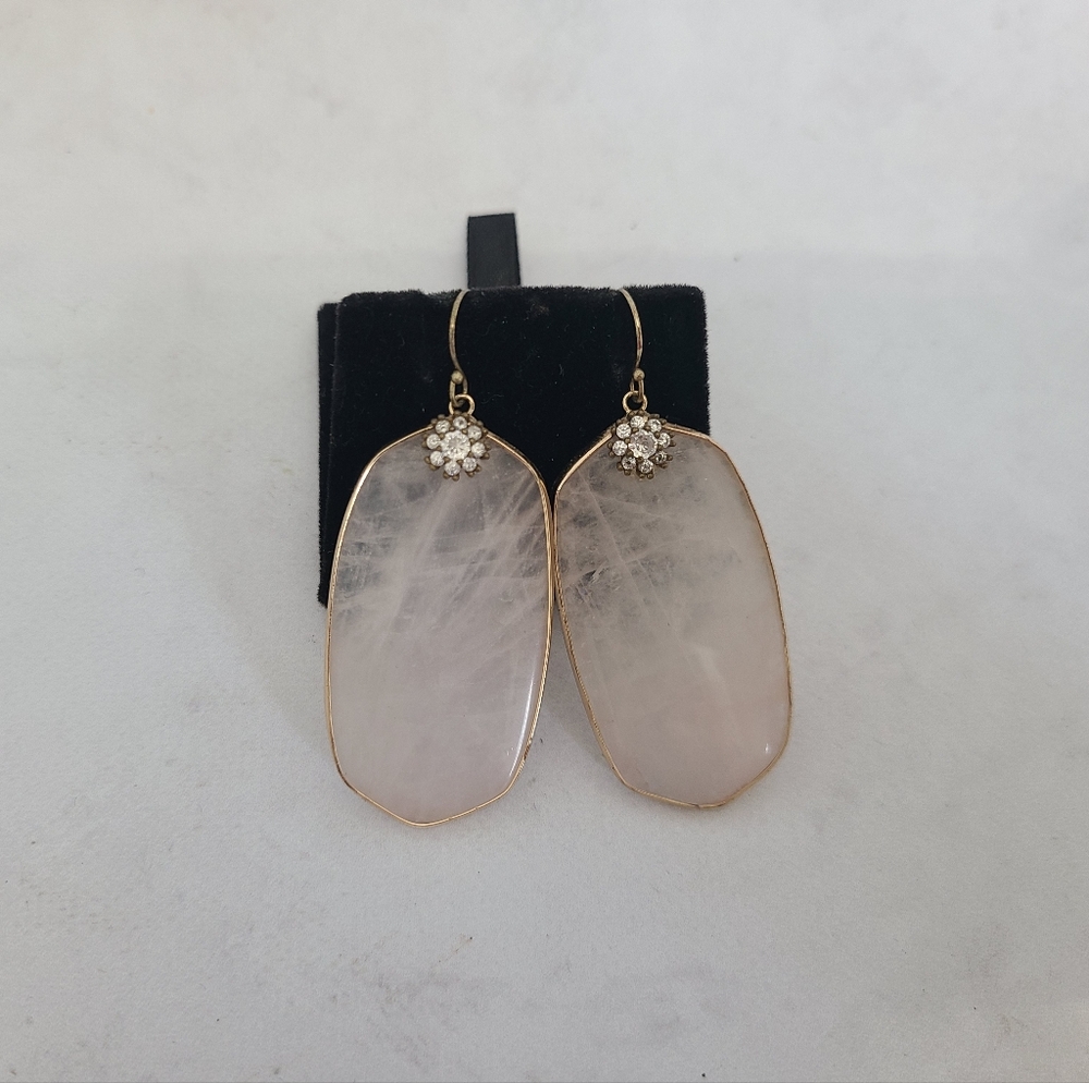 Rose Quartz Earrings
